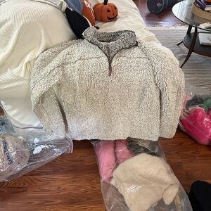 True Grit Cream Sherpa Jacket